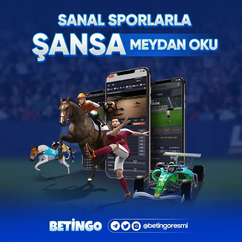 Betingo Telegram: 🏆 SANAL SPORLARDA HEYECAN BAŞLIYOR! 🏆 ⚽️ Futbol • 🏇 At Yarışları • 🏎 Formula •…