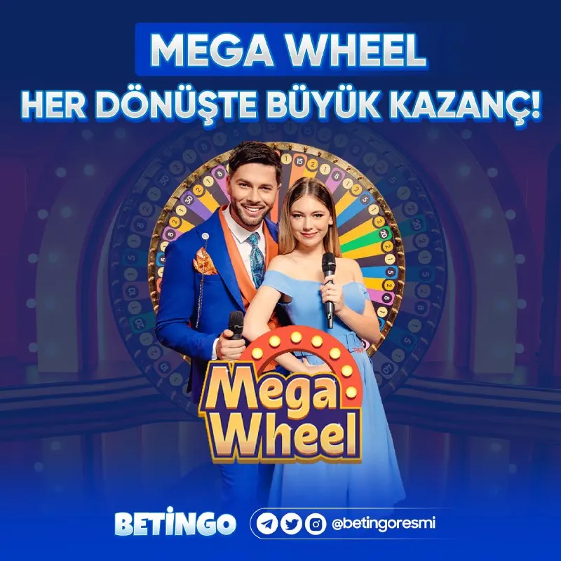 Betingo Telegram: 🎡🔥 MEGA WHEEL HEYECANI BETİNGO’DA! 🔥🎡 💥 Her dönüşte heyecan, her turda farklı…