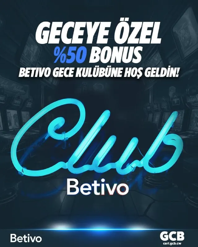 Betivo Telegram: 🌙 🔵🔵🔵 ile Geceye özel avantajlarla kazancını artırmanın tam zamanı! 🎁 %50…
