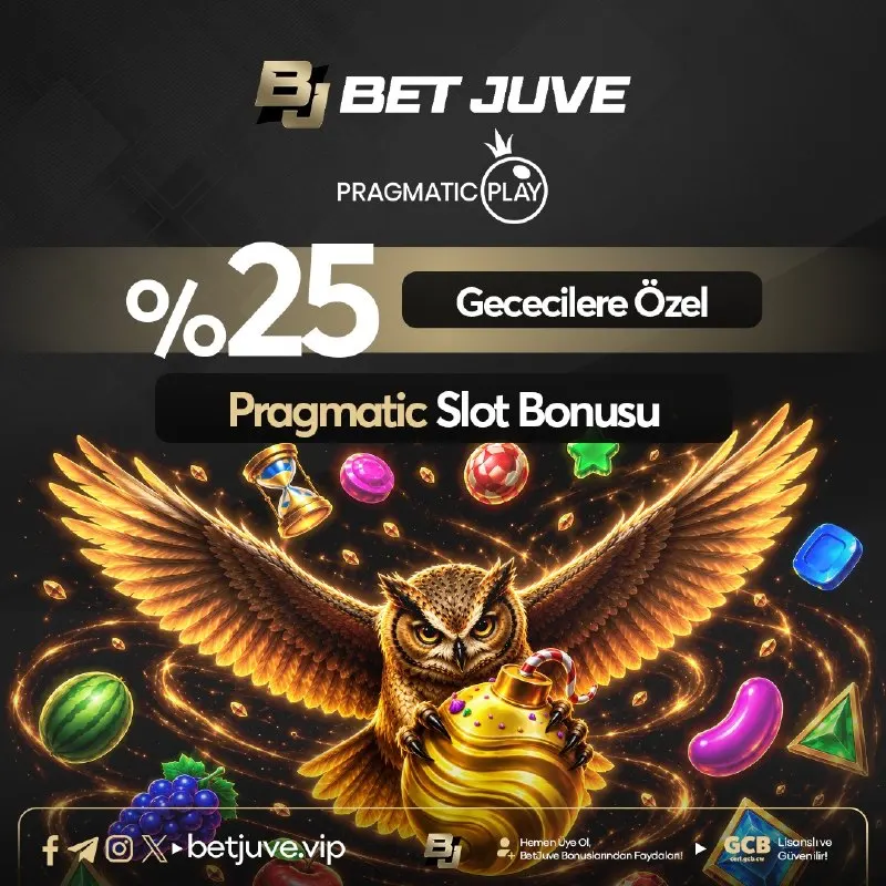 Betjuve Telegram: HER GECE %25 PRAGMATIC ÖZEL YATIRIM BONUSU 💥🌙 ⏰ 00.00 – 06.00 saatleri arasında…