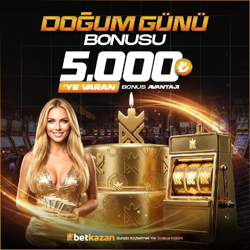 Betkazan Telegram: 🎉🎂 Doğum Gününe Özel Bonus Fırsatı! 🎂🎉 Betkazan doğum gününü unutmadı! Özel…