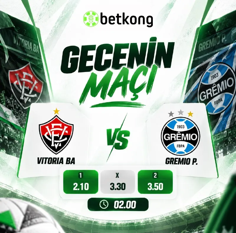 Betkong Telegram: 🇧🇷 Brezilya Serie A'da Sıralama Savaşı! ❗️ İki takım ligde arka arkaya!…