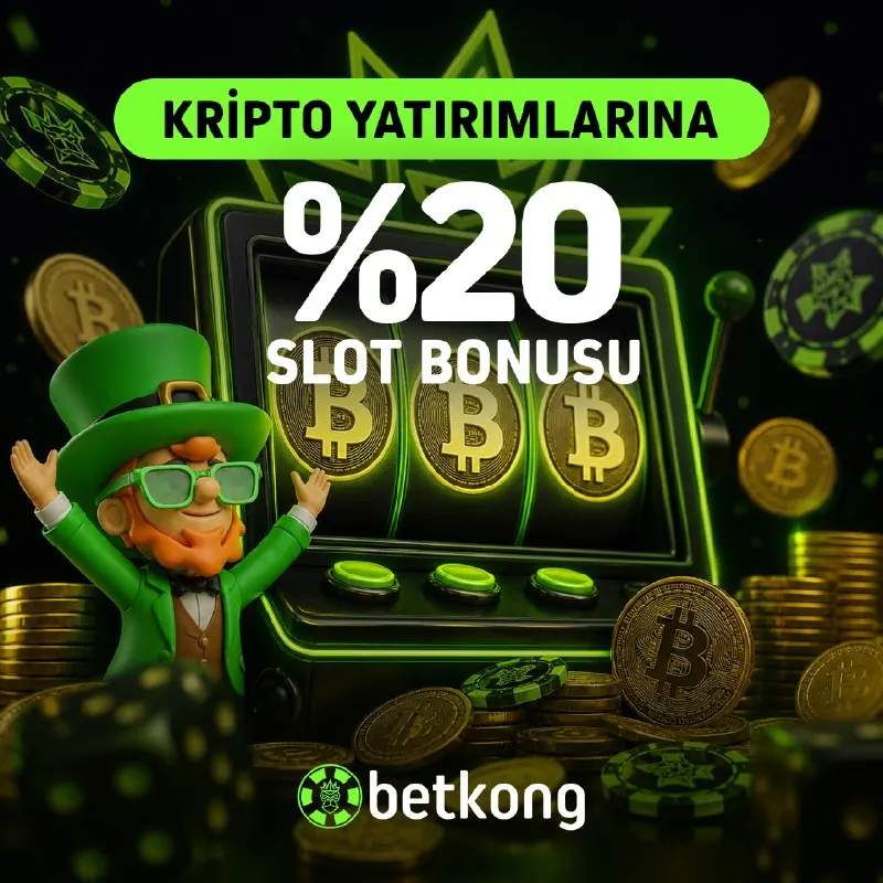 Betkong Telegram: 💲 Yatırım Yöntemi Olarak Kripto'yu Tercih Et, %20 Slot Bonusu Kazan! 🦍 %20 Slot…