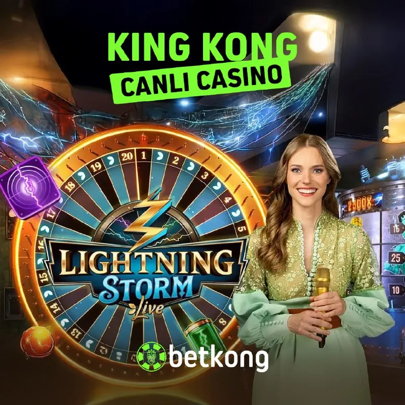 Betkong Telegram: 🌧 BetKong Canlı Casino'da Kazanç Fırtınası Başladı! ⚡️ Lightning Storm Live ile…