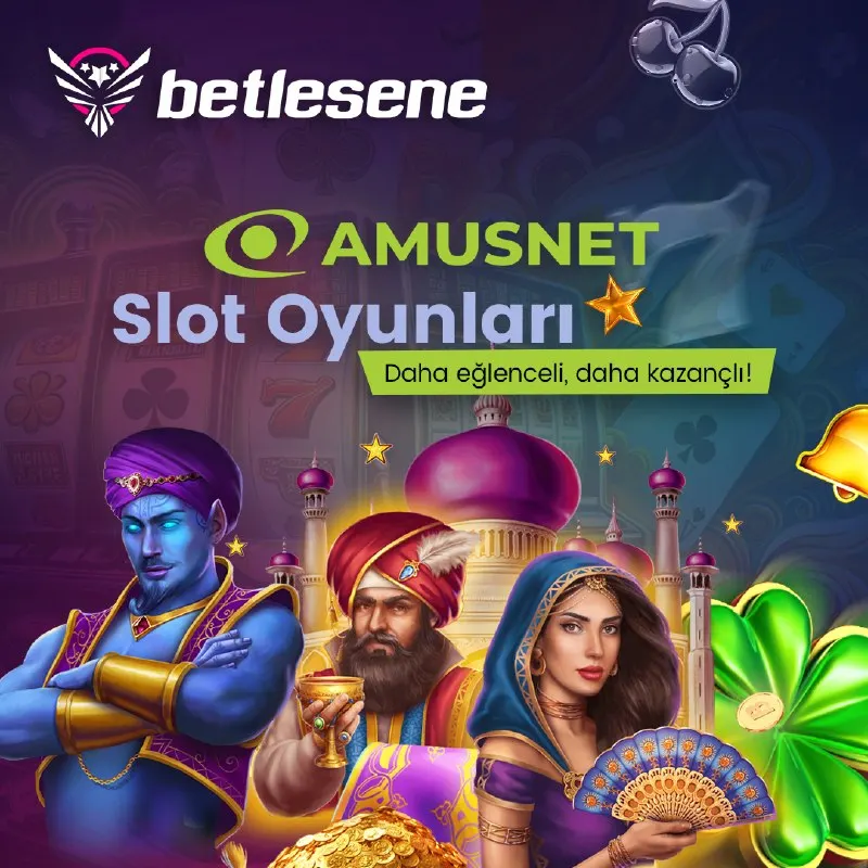 Betlesene Telegram: ☘️ DÜNYANIN AÇIK ARA EN ÇOK TERCİH EDİLEN SLOT OYUNLARI AMUSNET 🌎 Dünyanın en…