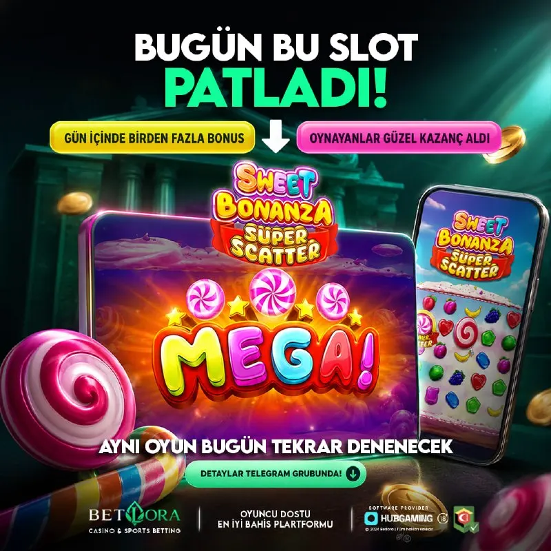 Betlora Telegram: 👑 #Betlora ile Günün Kazandıran Slot Oyunu ! 🎰 Sweet Bonanza 💵Üyeliğini Oluştur…