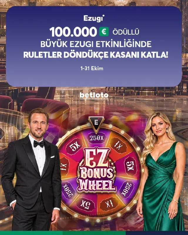 Betloto Telegram: 🎡 100.000 € ÖDÜLLÜ BONUS ÇARKI SENİ BEKLİYOR! 🔥 💰 Ezugi Rulet’te bahis yap…