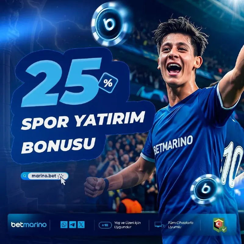 Betmarino Telegram: 🖤🖤🖤🖤 🔥 Spor heyecanını kazanca dönüştürme zamanı! ⚽️ Betmarino’da şimdi tam %25…