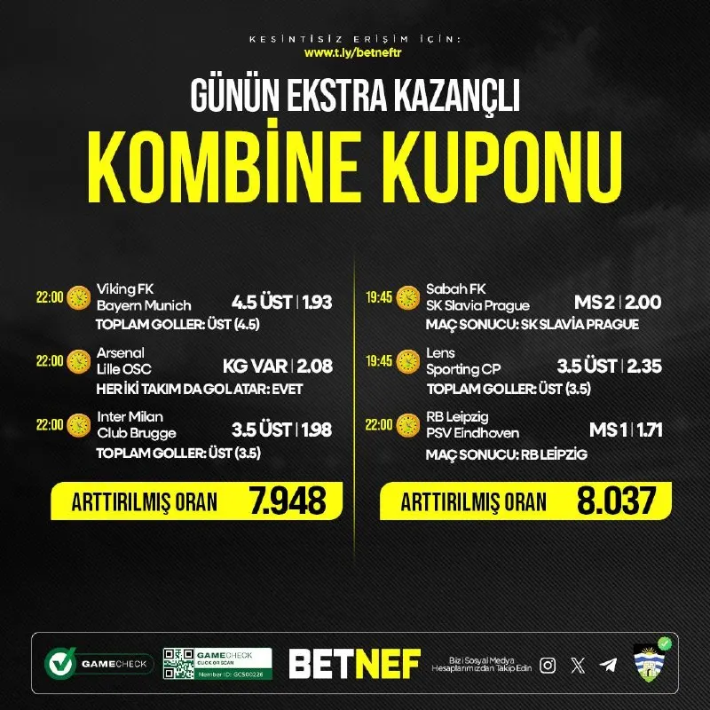 Betnef Telegram: 💰Her Yatırımınıza Özel %15 Çevrimsiz Spor & Slot Yatırım Bonusu Fırsatı 🤝 1…