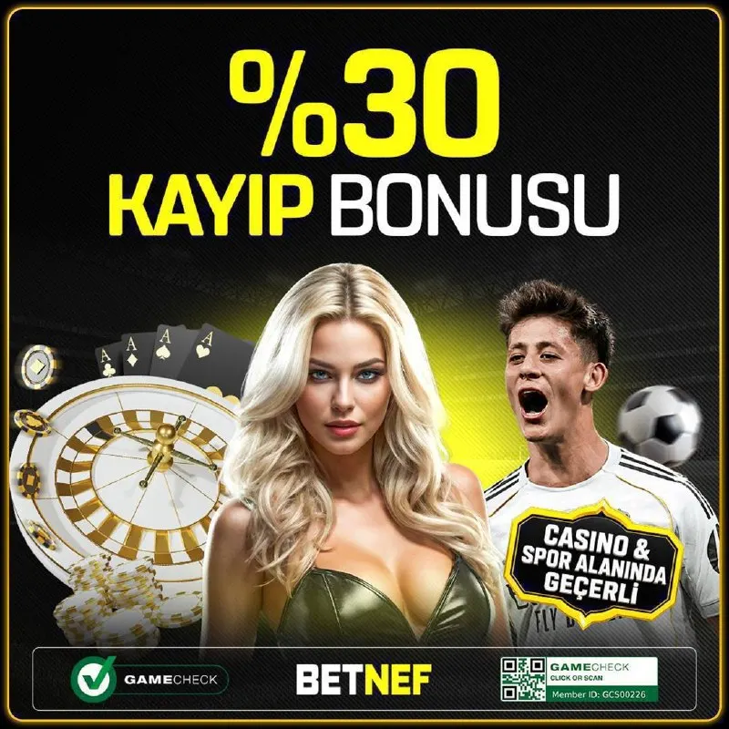 Betnef Telegram: ⚽️ %30 Casino & Spor Kayıp Bonusu ile İkinci Şans Zamanı! 🏆 🎯 Casino ve Spor…