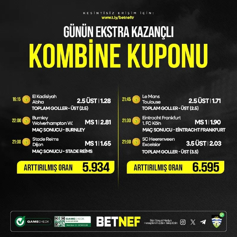 Betnef Telegram: 💰Her Yatırımınıza Özel %15 Çevrimsiz Spor & Slot Yatırım Bonusu Fırsatı 🤝 1…