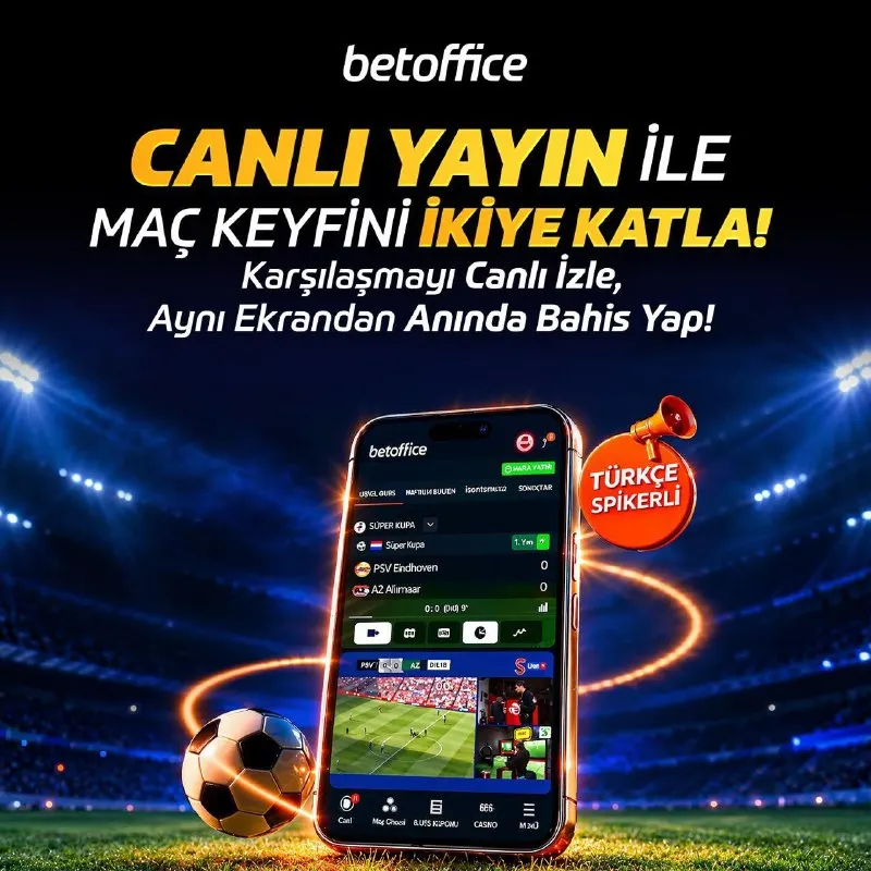 Betoffice Telegram: 📺 Aston Villa - Fenerbahçe Heyecanı BetOffice’te Tek Ekranda! ⚽️…