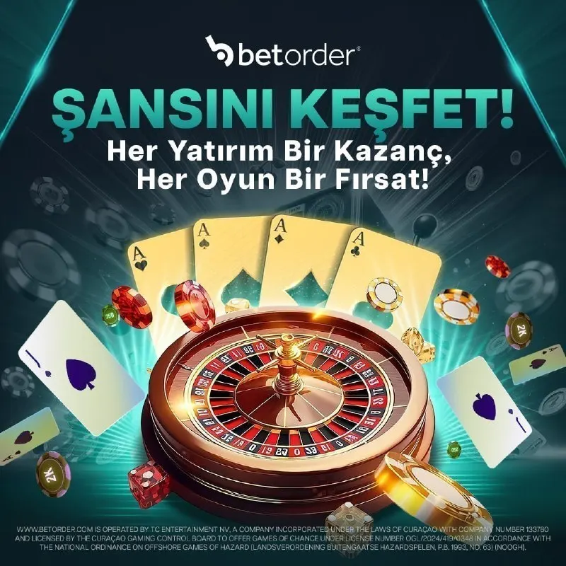 Betorder Telegram: Betorder’da Şansını Keşfet! ✨✨ Her yatırım BİR KAZANÇ, her oyun BİR FIRSAT! 💰💸…