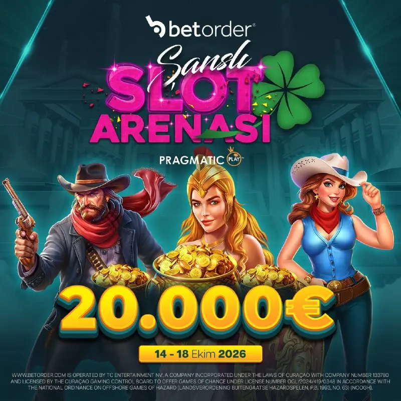 Betorder Telegram: 🍀🎰Pragmatic Play Şanslı Slot Arenası Devam Ediyor!🍀🎰 💥 Betorder’da büyük…