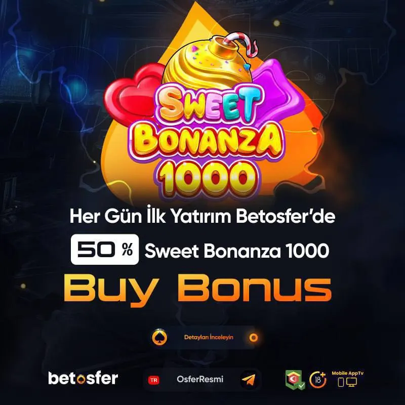 Betosfer Telegram: 💎 Promosyondan maksimum 1.000 ₺ BUY BONUS olarak yararlanabilirsiniz! ✨ Yatırım…