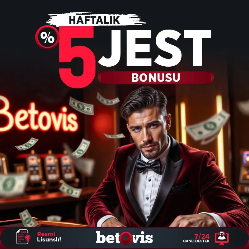Betovis Telegram: 🫠🤗😸 'ten HAFTALIK JEST BONUSU ⚠️ Haftalık Olası Kaybının ❎🔢'i Her Hafta…