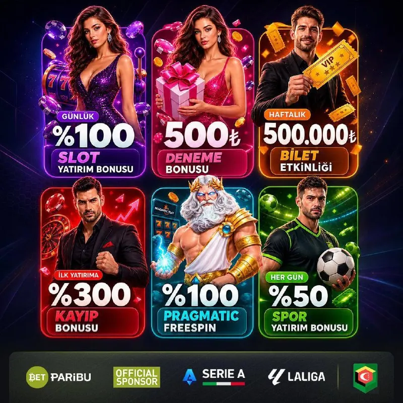 Betparibu Telegram: 🎰 ŞANSINI YÜKSELT, BONUSLARI YAKALA! 💎 Günlük %100 Slot Yatırım Bonusu 🎁 500₺…