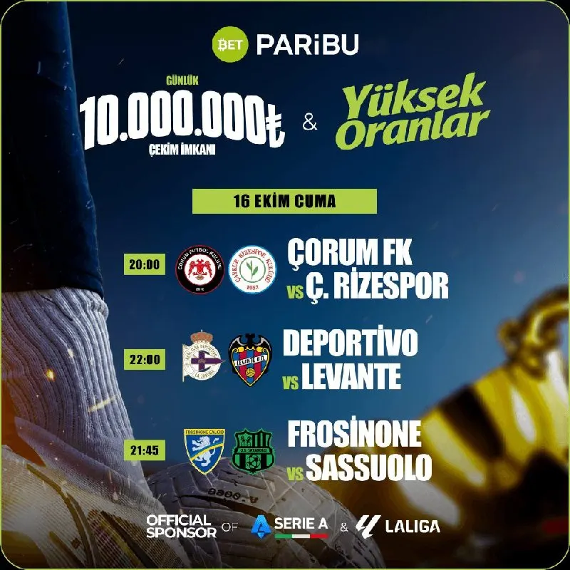 Betparibu Telegram: ⭐️ BETPARİBU GÜNÜN MAÇLARI İLE KAZANDIRIYOR ⭐️ ✅ Betconstruct altyapısındaki en…