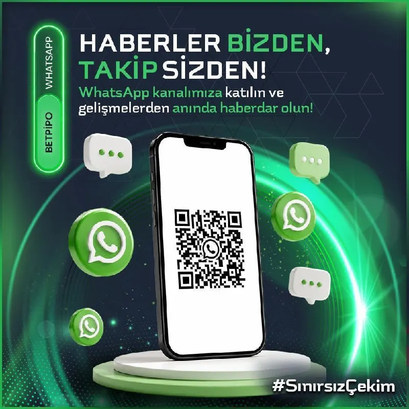 Betpipo Telegram: 🚨 Whatsapp Kanalına Özel Free Spin Etkinliği 📞 Resmi WhatsApp kanalımızda…