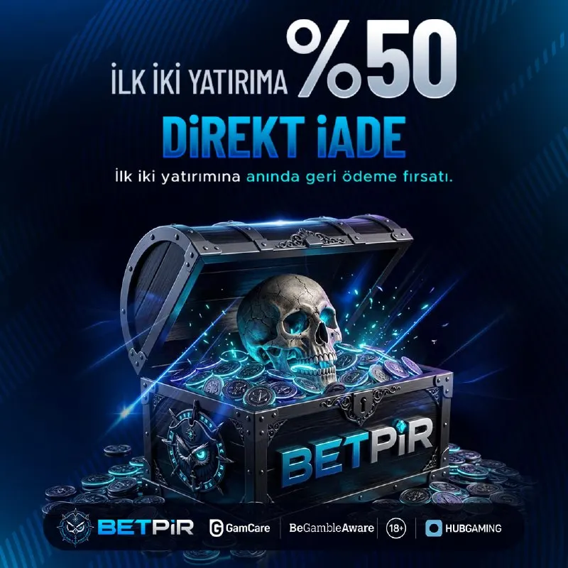 Betpir Telegram: ⚡️ İLK İKİ YATIRIMA %50 ÇEVRİMSİZ NAKİT İADE! ⚡️ ⚡️ #Betpir'de ilk iki…