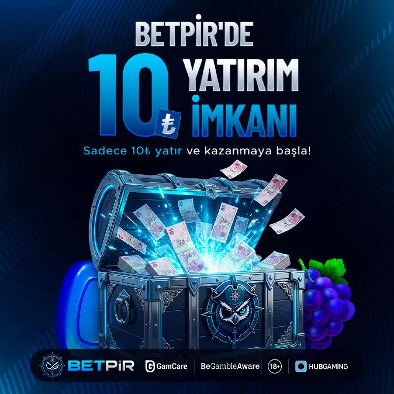 Betpir Telegram: ⚡️ SADECE 10 ₺ İLE KAZANMAYA BAŞLA! ⚡️ ⚡️ #Betpir'de büyük heyecan için büyük…