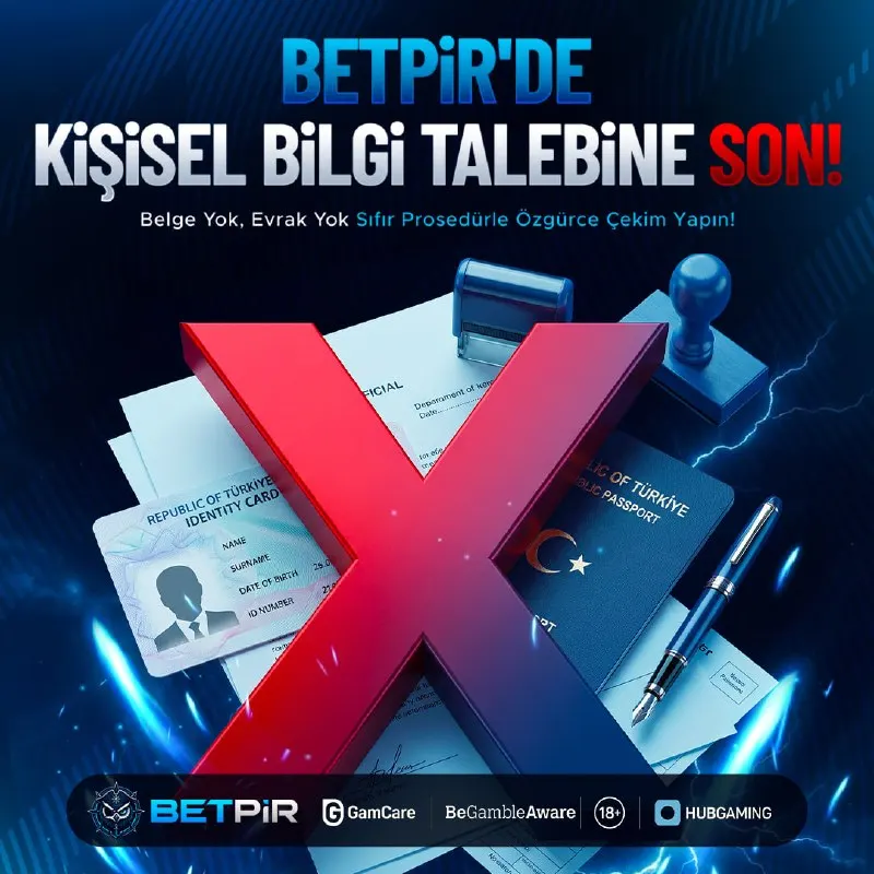 Betpir Telegram: 📝 KİŞİSEL BİLGİ TALEBİNE SON! ⚡️ #Betpir'de belge ve evrak derdi tamamen bitti!…