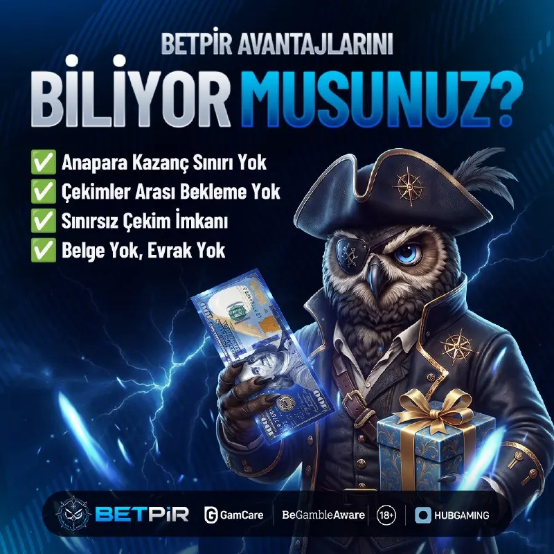 Betpir Telegram: ⚡️ BETPİR AVANTAJLARINI BİLİYOR MUSUNUZ? ⚡️ ⚡️ #Betpir ile sınırları tamamen…