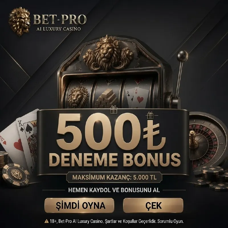 BetPro Telegram: ✨✨✨✨✨✨ ✨✨ BETPRO AI LUXURY CASINO ✨ 「 500₺ DENEME BONUSU — KADEMELİ ÇEKİM 」 ✨ ✨…
