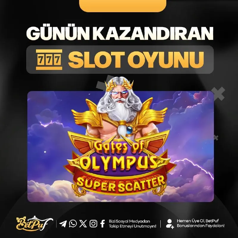 Betpuf Telegram: 🔡🔡🔡🔡🔡 🟡🟡🟡🟡🟡🟡🟡🟡🟡🟡🔡🔡🔡🔡🔡 ⚡ GÜNÜN KAZANDIRAN SLOT OYUNU: GATES OF OLYMPUS SUPER…