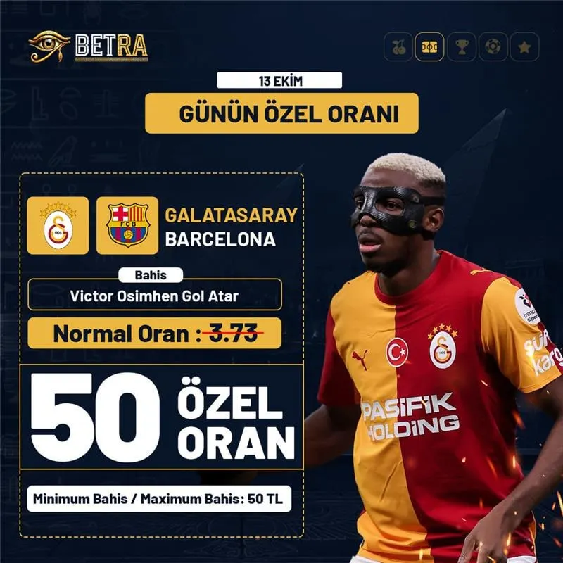 Betra Telegram: 😂😂🕯💡 🤑ÖZEL ORAN OSHİMEN GOL ATAR 50 ORAN 🔥Galatasaray - Barcelona🔥 ❗️Kripto…