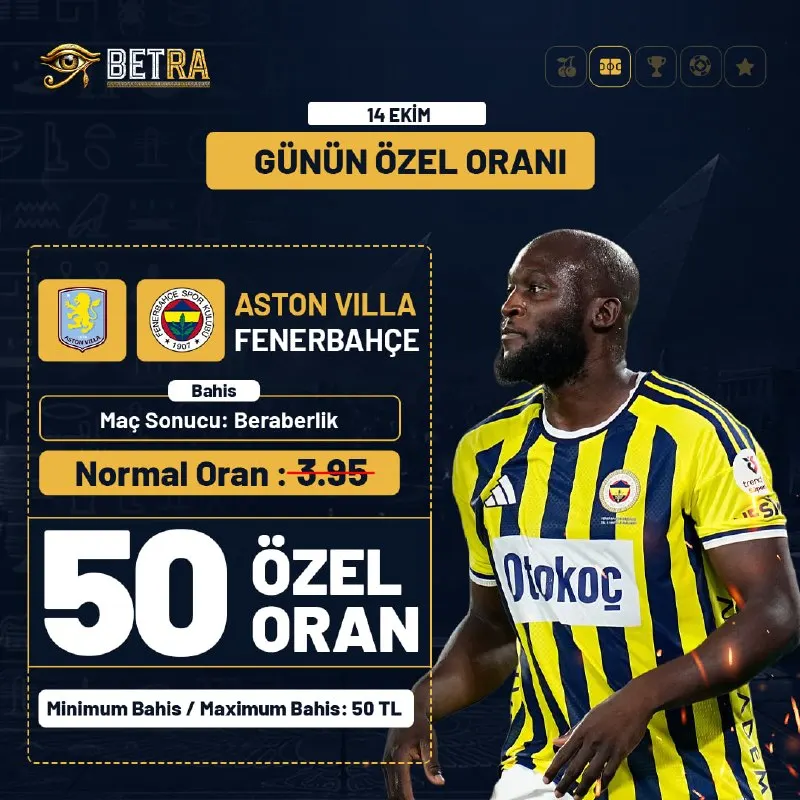 Betra Telegram: 😂😂🕯💡 🤑ÖZEL ORAN MAÇ SONUCU BERABERLİK 50 ORAN 🔥Aston Villa - Fenerbahçe🔥…