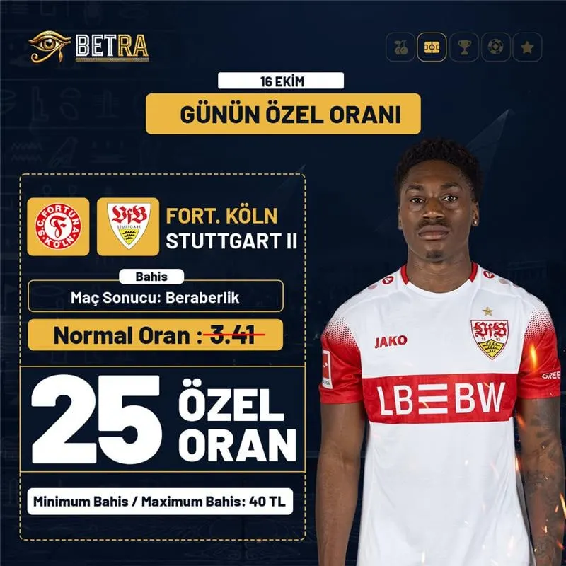 Betra Telegram: 😂😂🕯💡 🤑ÖZEL ORAN MAÇ SONUCU BERABERLİK 25 ORAN 🔥Fort.köln - Stuttgart II🔥…