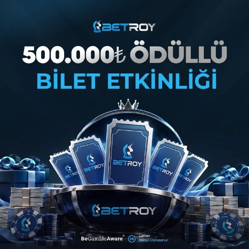 Betroy Telegram: 5️⃣0️⃣0️⃣🔤0️⃣0️⃣0️⃣🔤🔤 🔥 BETROY BİLET ETKİNLİĞİ AKTİF! 💸 Toplam Ödül Havuzu…