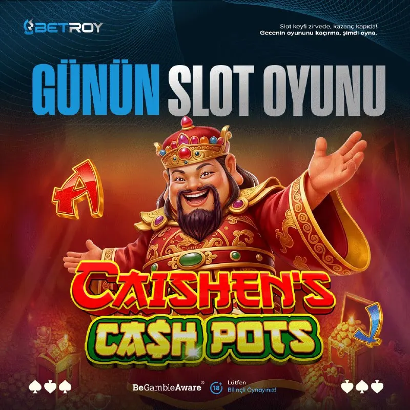 Betroy Telegram: 👑 BETROY'DA GÜNÜN KAZANÇLI SLOTUNU OYNA! 🎰 BUGÜNÜN SLOT OYUNU CAİSHEN'S CASH…
