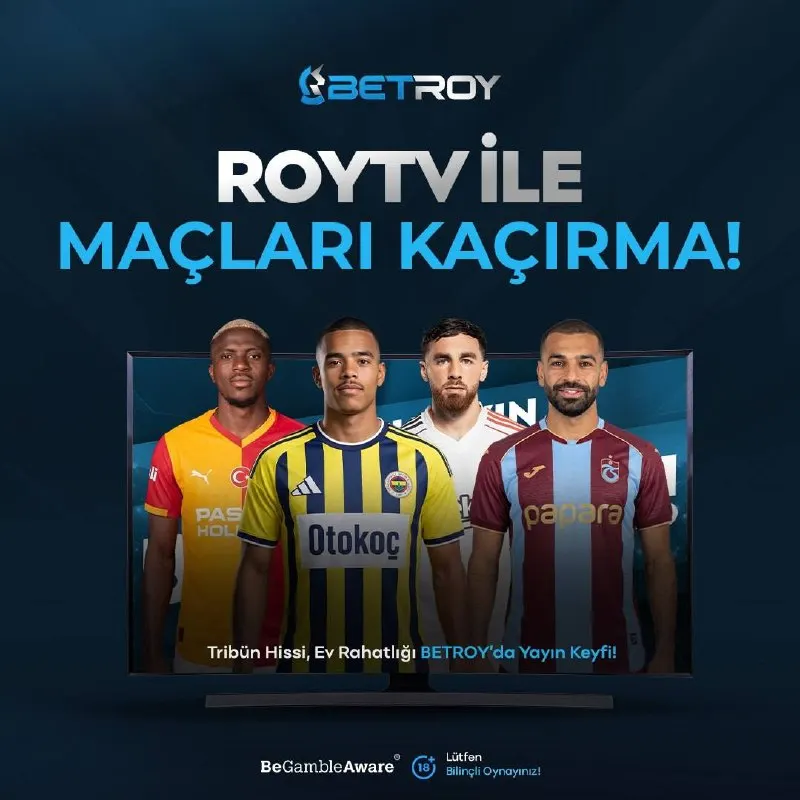Betroy Telegram: ⬇️BETROY'DA Artık Tüm Maçlar HD Kalitesinde 🖥 ROYTV İle Tüm Maçları Naklen ve…