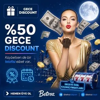 Betroz Telegram: ✨ ÜYELERE ÖZEL GECE SÜRPRİZİ! 🔥 %50 KAYIP BONUSU 📲 Geceye özel kayıplarınız…