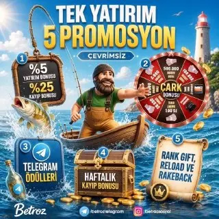 Betroz Telegram: ✨ BETROZ'DA AYRICALIKLAR SENİ BEKLİYOR! ✨ 🎁 2500 TL DENEME BONUSU! 💵 %5 + %25…