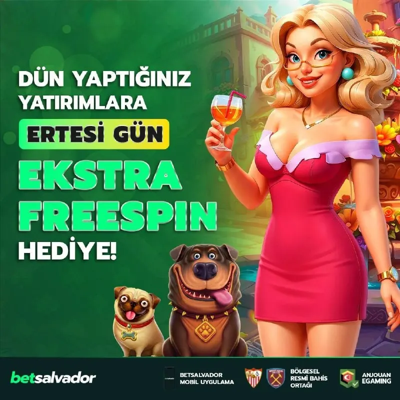 Betsalvador Telegram: ⭐️ 16 Ekim Tarihinde Yatırım Yapan Tüm Üyelerimize Freespin Eklemesi Yapılıyor!…