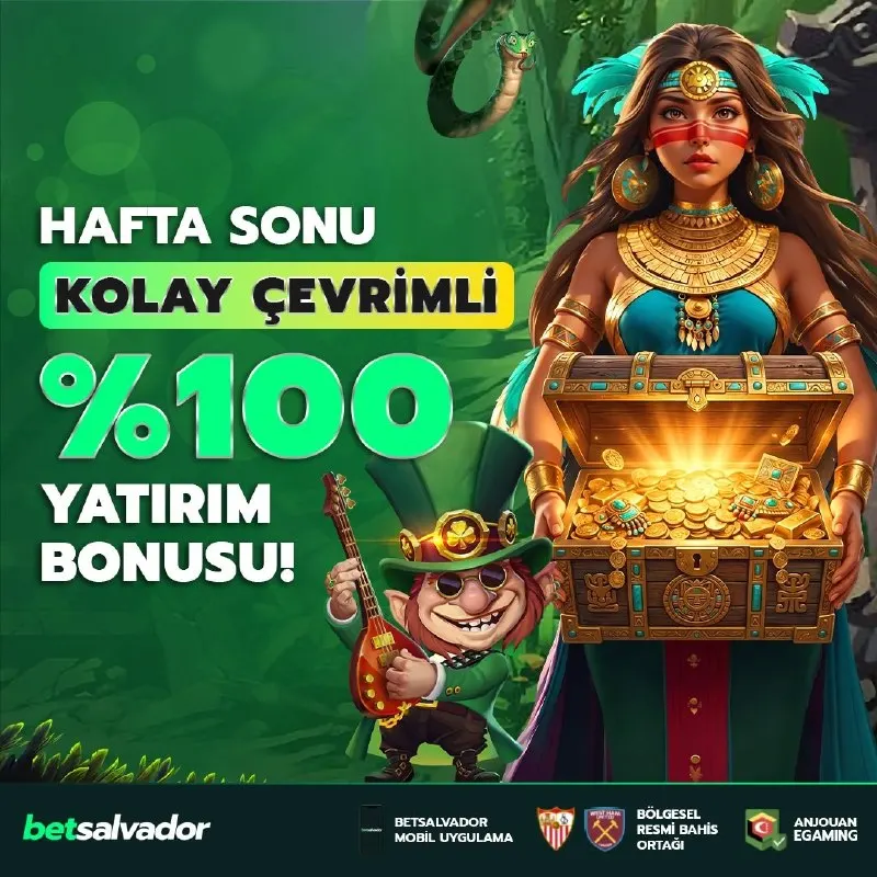 Betsalvador Telegram: 🔴 Minimum 10₺ Havale Yatırım imkanı ile %100 Yatırım Bonusunu Kaçırma! 🔴 🏆…