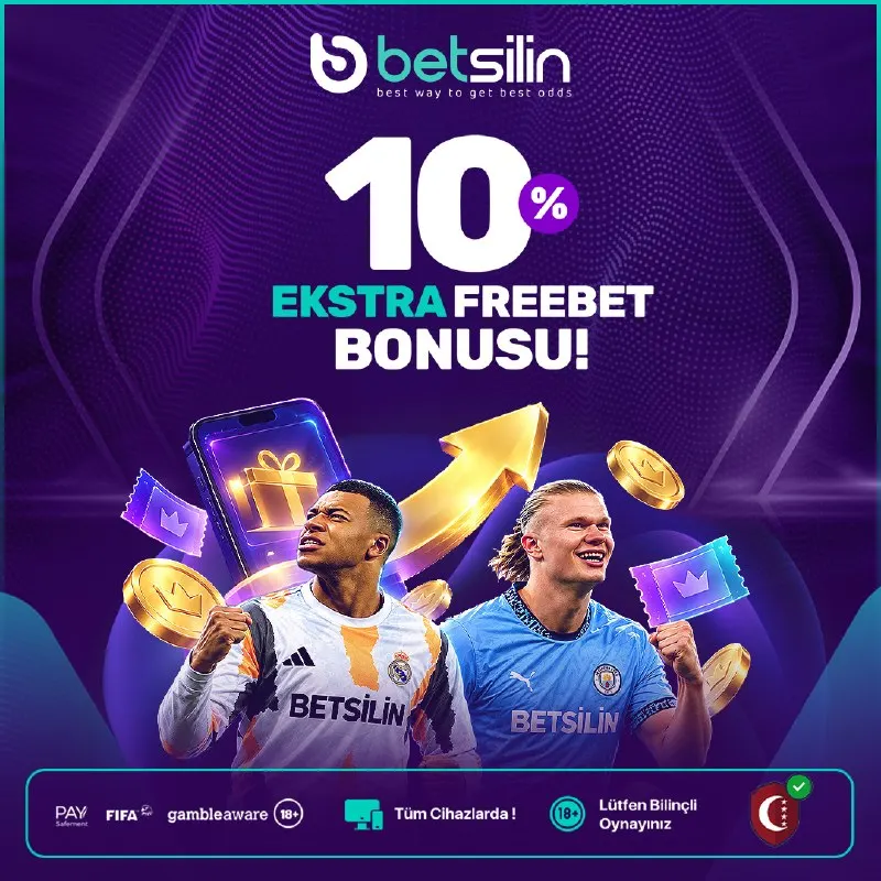Betsilin Telegram: 💸 HER YATIRIMA %10 EKSTRA FREEBET FIRSATI SADECE BETSİLİN'DE! 🎯 Spor alanında…