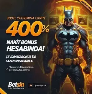 Betsin Telegram: 😎 Dev fırsat Betsin’de! 🧡 %400 Nakit Bonus ile avantaj seni bekliyor. 💰…