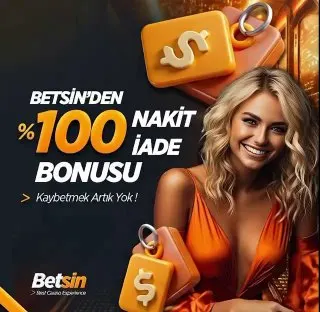Betsin Telegram: 🤑 Betsin’den %100 Nakit İade Bonusu fırsatı! 🤩 Kaybetmek artık yok, avantaj…