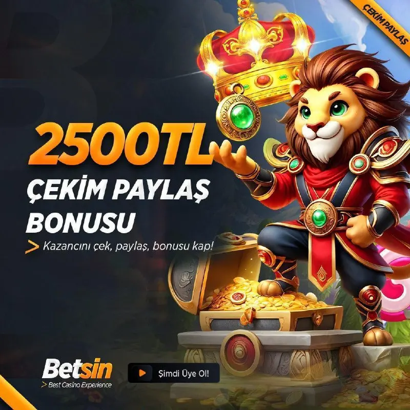 Betsin Telegram: 💣 Betsin’de kazancına ekstra ödül zamanı! 🤑 Kazancını çek, paylaş ve bonus…