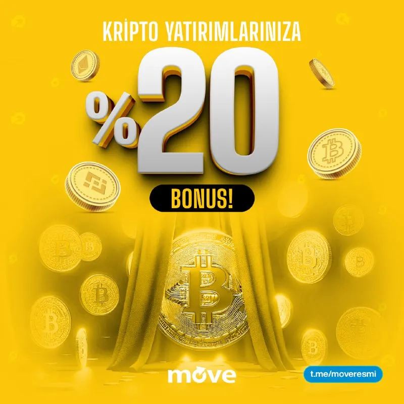 Betsmove Telegram: 🤑🤑🤑'DAN Kripto Yatırımlarınıza Özel %20 Yatırım Bonusu Hediye! Detaylar ve…