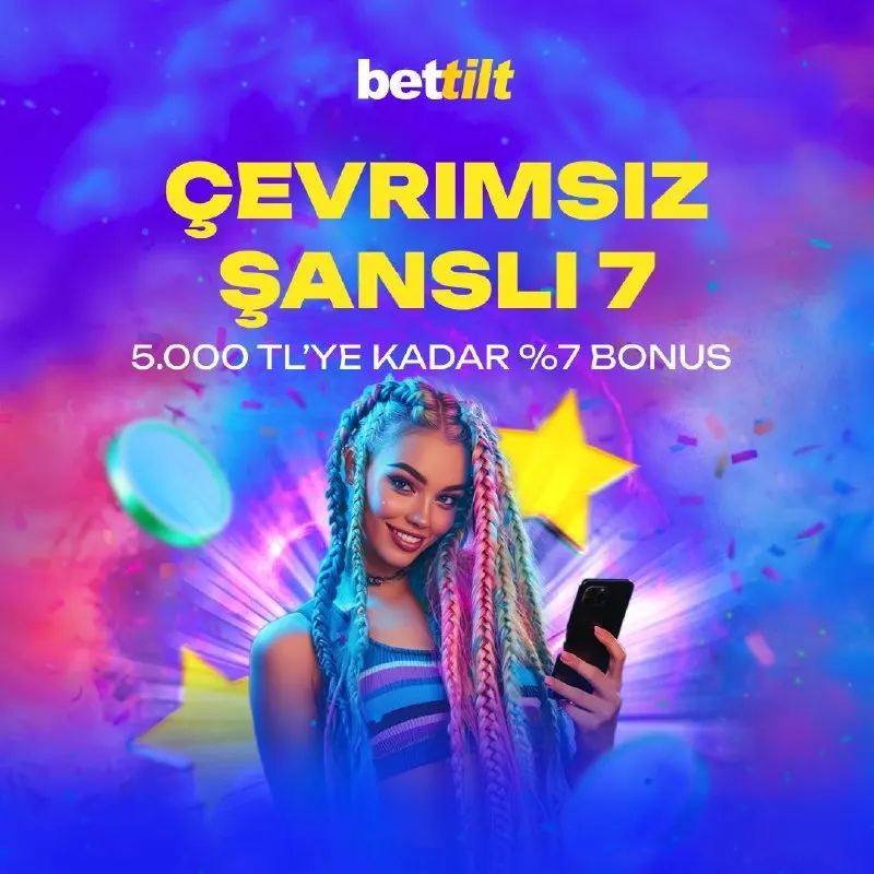 Bettilt Telegram: 🍀 ŞANSIN RAKAMI: ÇEVRİMSİZ 7! Bettilt'te Şanslı 7 bonusuyla kaybetmek zor! 🌟…