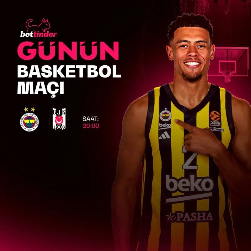 Bettinder Telegram: ⛹️‍♂️ PLAYOFF'DA DEV MAÇ! 🎯 Fenerbahçe ve Beşiktaş, TBSL Playoff mücadelesinde…