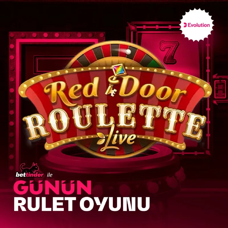 Bettinder Telegram: 🎯 GÜNÜN RULET OYUNUNU SEÇTİK! 🔥 Red Door Roulette Live ile rulet masasının…