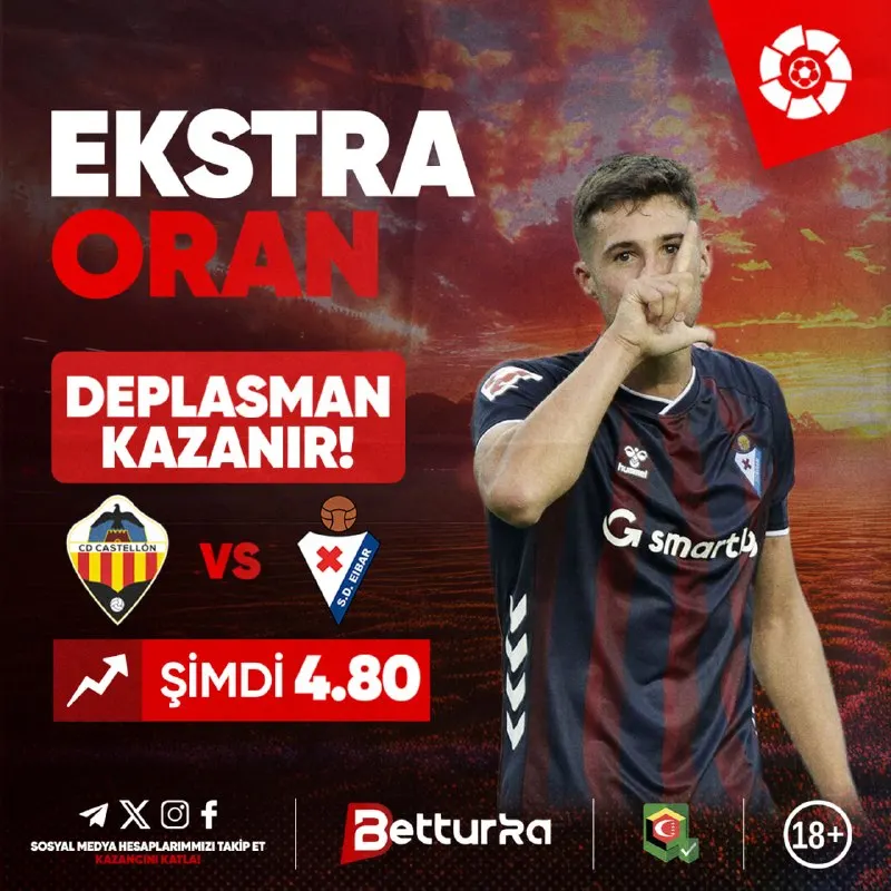 Betturka Telegram: ⚽️Deplasman kazanır seçeneğinde BetTurka'dan EKSTRA ORAN ! 💥Şimdi 🔢. 🔢🔢 🪙Unutma…