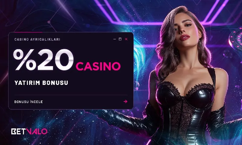 Betvalo Telegram: 🎲Betvalo’da Yatırımına Ek %20 Casino yatırım bonusunu al! 🎁 Yatırımını…