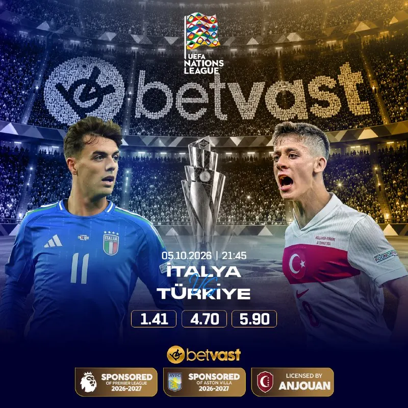Betvast Telegram: 🇮🇹🤩🤩🤩🤩🤩🤩 🆚 🇹🇷🤩🤩🤩🤩🤩🤩🤩 ⬛️Sosyal medyada bizi takip et! 🟠📱 Twitter 🟠📱 Instagram ✔️…